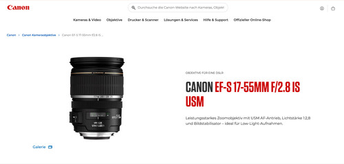 Canon 55mm 2 8 - 17-55mm, is